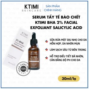 Serum KTIMI 2% BHA Facial Exfoliant Salicylic Acid