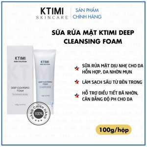 Sữa rửa mặt KTIMI Deep Cleansing Foam